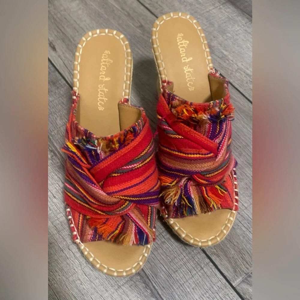 Altar’d State Colorful Wedge Sandal
